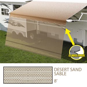 Sun Blocker 8' Desert Sand - EZ BOSS ZIPPER